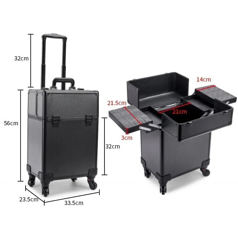 Rolling Cosmetic Luggage Organ - огляд і ціна Beauty & Makeup Katia Di Paola