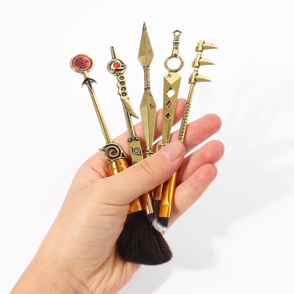 Naruto Anime Makeup Brush 5-Pi - огляд і ціна Beauty No Makeup